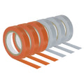 Uxcell 32.8Ft Tennis Racket Badminton Racquet Grip Finishing Tapes, Silver/Orange 6 Pack