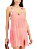 Miken Womens Juniors Animal Print Dress Cover-Up