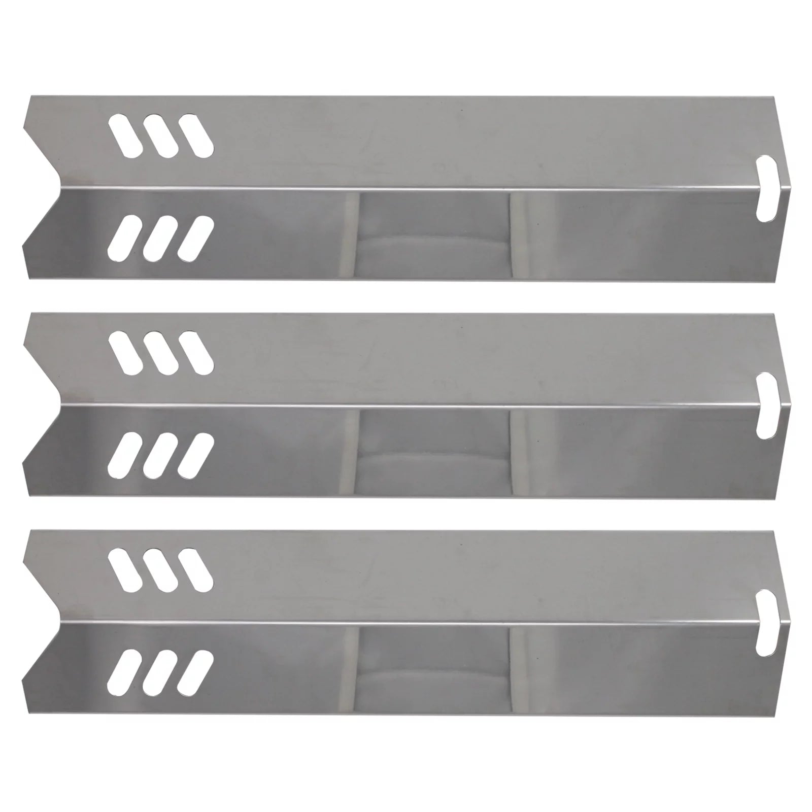 3-Pack BBQ Grill Heat Shield Plate Tent Replacement Parts for Phoenix KS10002 - Compatible Barbeque Stainless Steel Flame Tamer, Guard, Deflector, Flavorizer Bar, Vaporizer Bar, Burner Cover 15