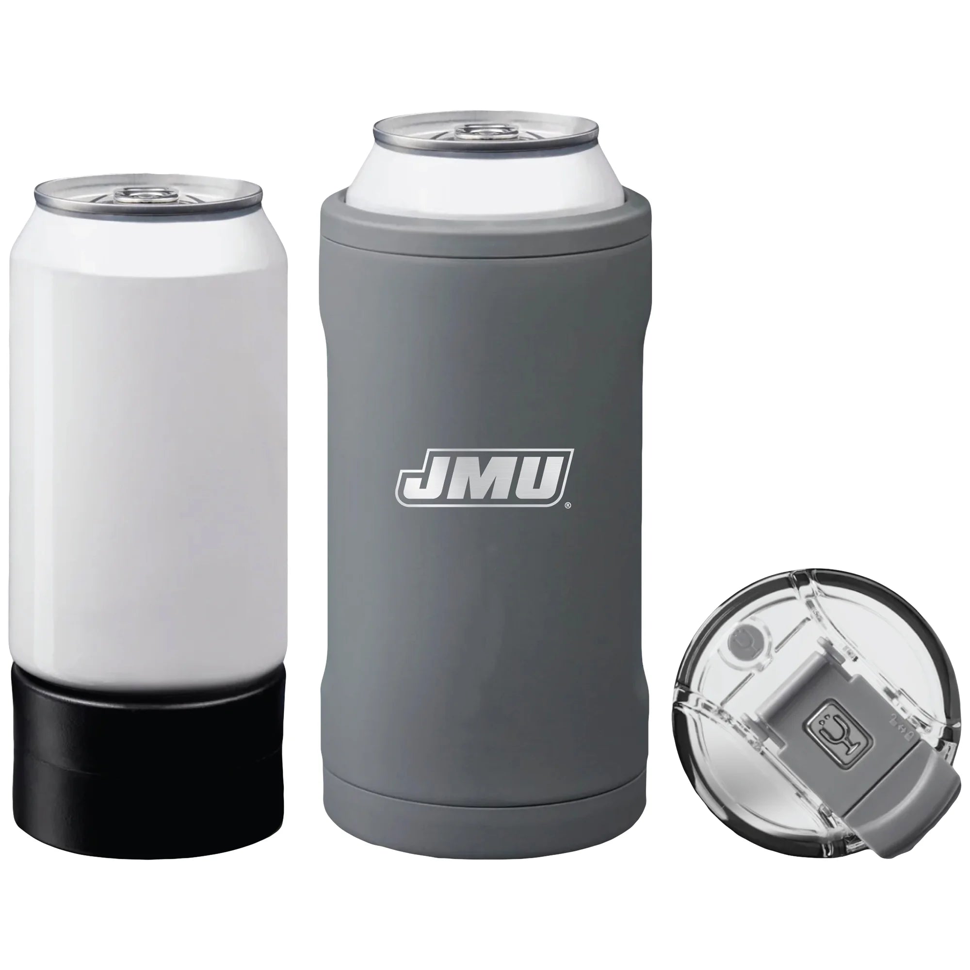 BruMate  James Madison Dukes Primary Logo Hopsulator Trio Can Cooler