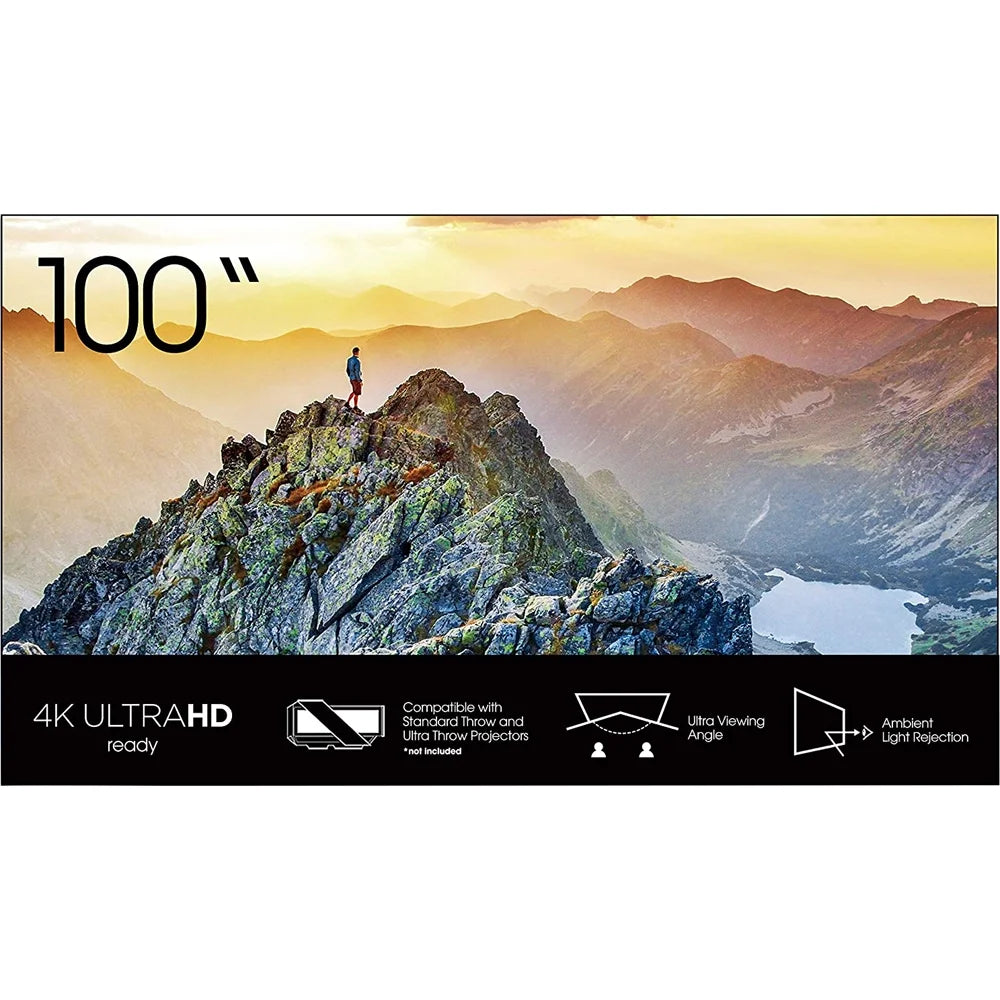 Hisense F100W 100 ALR Display Screen, 4K Ultra HD Ready, Ultra Viewing Angle