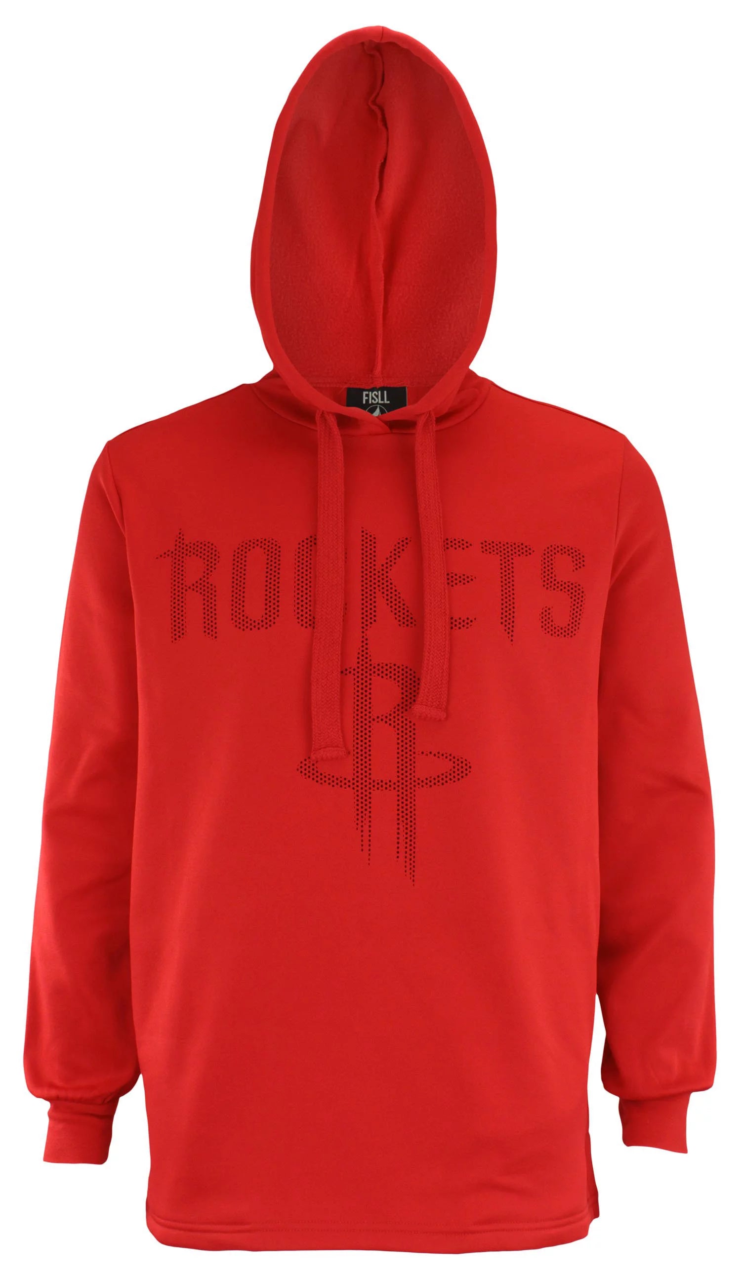 FISLL NBA Men's Houston Rockets Perforated Pullover Hoodie