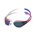 Speedo Fastskin Hyper Elite Mirrored Goggles, Watermelon/True Cobalt/White