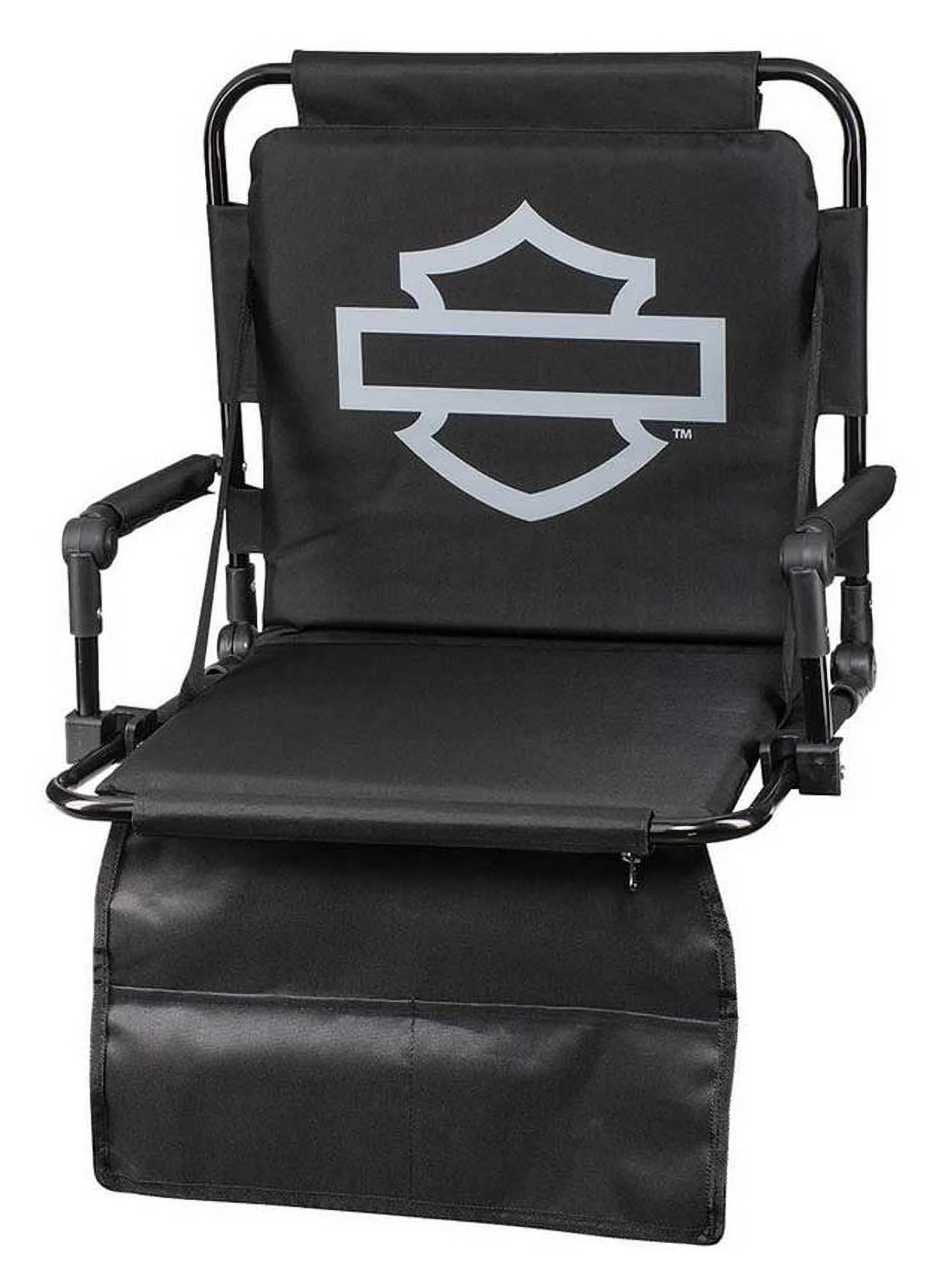 Harley-Davidson Open Bar & Shield Stadium Seat, Fully Padded Seat & Arms, Harley Davidson