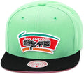 Men's Mitchell & Ness Teal/Black NBA San Antonio Spurs Easter HWC Snapback - OSFA