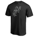 Men's Fanatics Branded Black San Antonio Spurs Splatter Logo T-Shirt