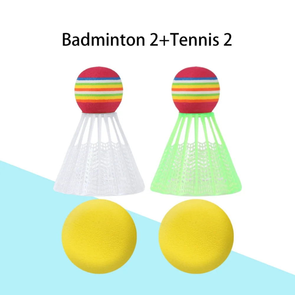 Childrens special badminton racket double sports outdoor parent-child interactive tennis racket boy girl toy gift