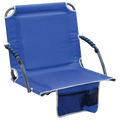 Bleacher Boss Stadium Seat with Arms - Blue