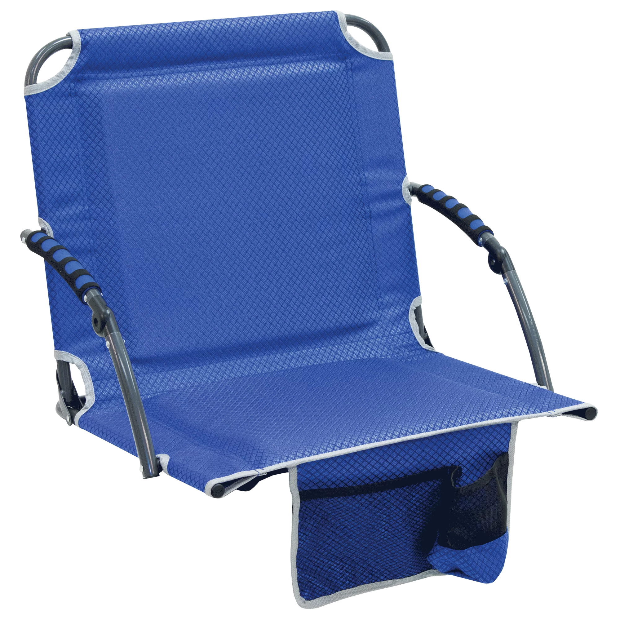 Bleacher Boss Stadium Seat with Arms - Blue