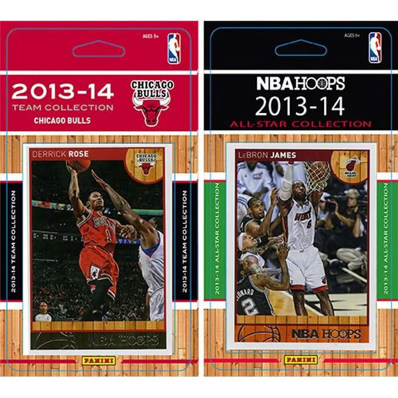 NBA Chicago Bulls Licensed 2013-14 Hoops Team Set Plus 2013-24 Hoops All-Star Set