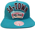 Men's Mitchell & Ness Teal NBA San Antonio Spurs ZZ HWC Snapback - OSFA