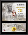 Dennis Rodman Chicago Bulls 12 x 15 Hardwood Classic Sublimated Player Plaque