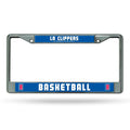 Rico Industries Basketball Los Angeles Clippers LAC Logo 12 x 6 Silver Chrome Car/Truck/SUV Auto Accessory