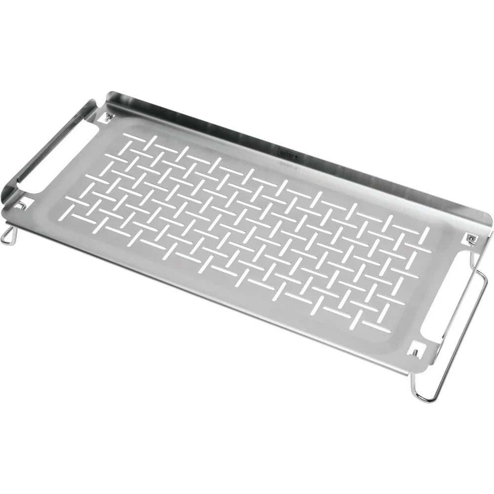 1 PK, Weber 16.5 In. W. x 7.8 L. Flat Top Griddle Warming Rack