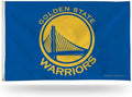 NBA Golden State Warriors 3-Foot by 5-Foot Single Sided Banner Flag with Grommets