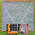 EZ Goal Durable Steel Regulation Size 6 x 6-Feet Lacrosse Folding Goal, Orange