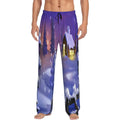 Disketp Christmas Igloo Men'S Pajama Pants - Ultra Soft Fleece Sleep And Lounge Pants (Size: S-Xxl)