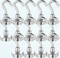 Strong Magnetic Hooks£¬30Lbs Heavy Duty Magnet Hook£¬Powerful Neodymium Magnet Hooks for Kitchen, Garage, Grill, Cruise, Workplace and Office Pack of 14