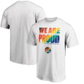 Men's Fanatics Branded White Golden State Warriors We Are Proud T-Shirt
