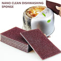 Heavy Duty Scouring Pads 3.6x5.4in 6 Pack of Scrubber Tools for Cleaning Stainless Steel Pots, Pans, Grills and Griddles. Extra Large Pad for Outdoor Use on Railings and Tiles.