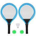 Toymytoy 1 Set Badminton Tennis Rackets Kit Elastic Mesh Badminton Racquets Set For Kids Outdoors Play