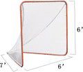 Galileo Regulation 6' x 6' Lacrosse Net with Steel Frame Portable Lacrosse Goal Collegiate Goals GL-QS