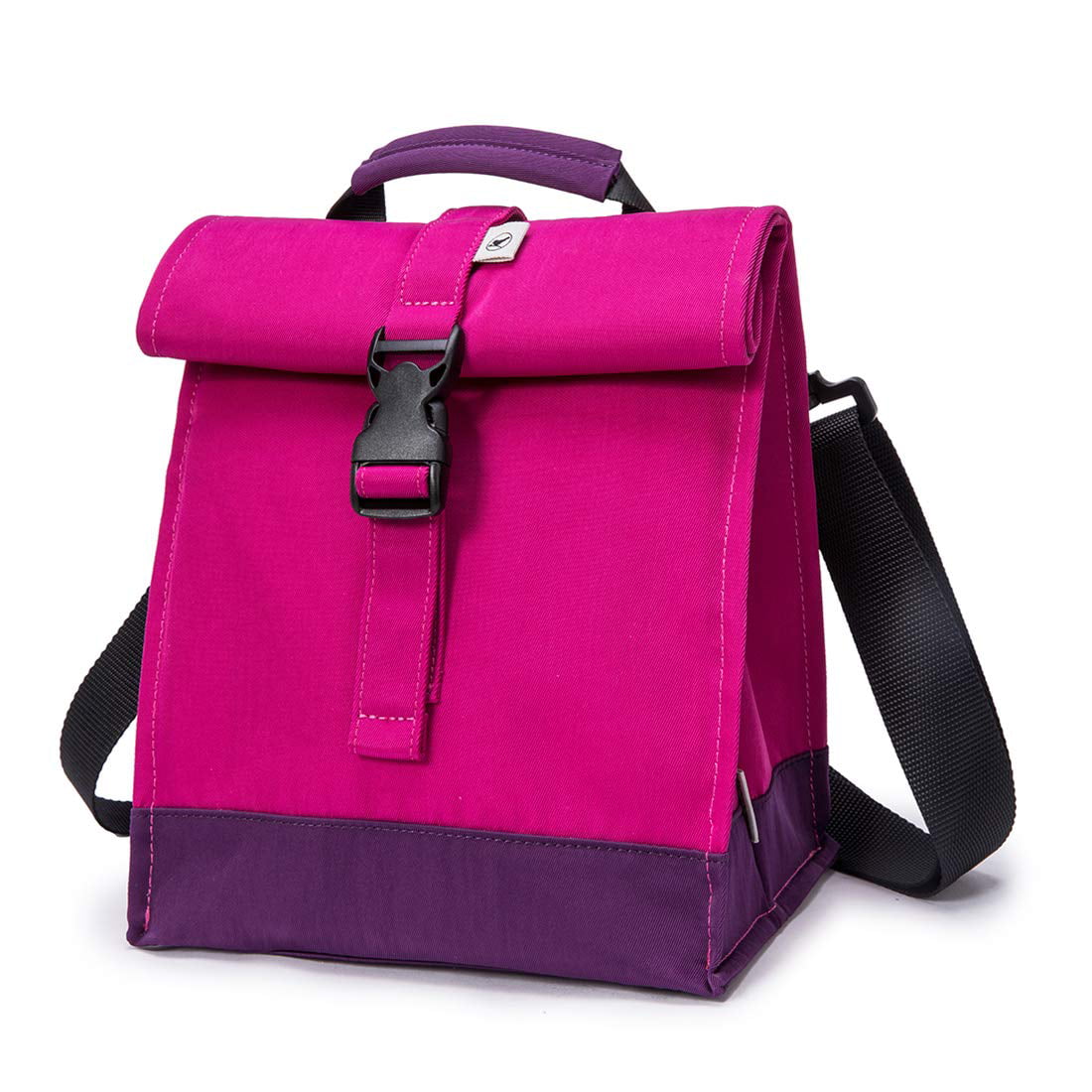 Insulated Lunch Bag Rolltop Lunch Box Medium Lunch Cooler Tote for Women, Girls, Teens and Adults
