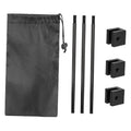 Miulika Baking Pan Tripod Holder Campfire Grill Tripod for Traveling Fishing Outdoor 21.5cm