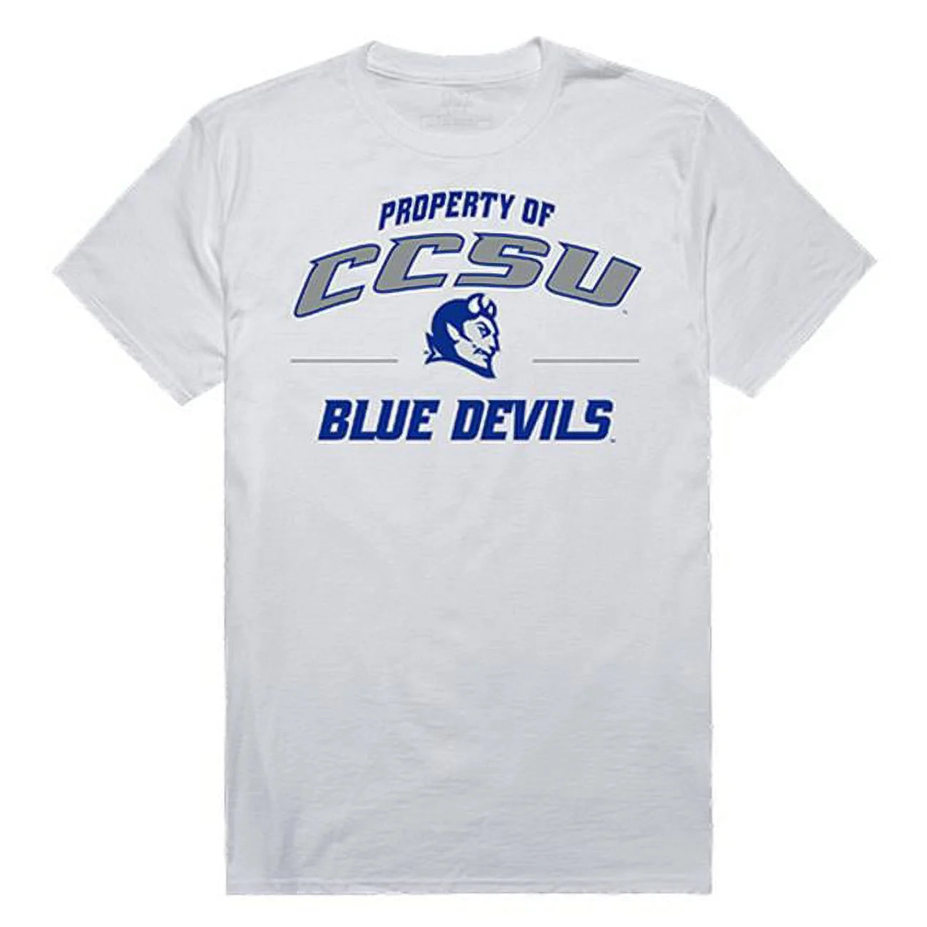 W Republic Apparel  Central Connecticut State University Property College Tee Shirt - White - Small
