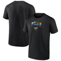 Men's Fanatics Branded Black Chicago Bulls Logo Pride T-Shirt