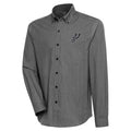 Men's Antigua  Black San Antonio Spurs Compression Button-Down Shirt