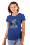 Connecticut Deep River CT Kayaking Women's T Shirt Ladies Tee Brisco Brands 2X