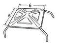 6 Silver Heat Plate for Charbroil and Thermos Gas Grills