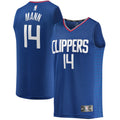 Youth Fanatics Branded Terance Mann Royal LA Clippers Fast Break Player Jersey - Icon Edition