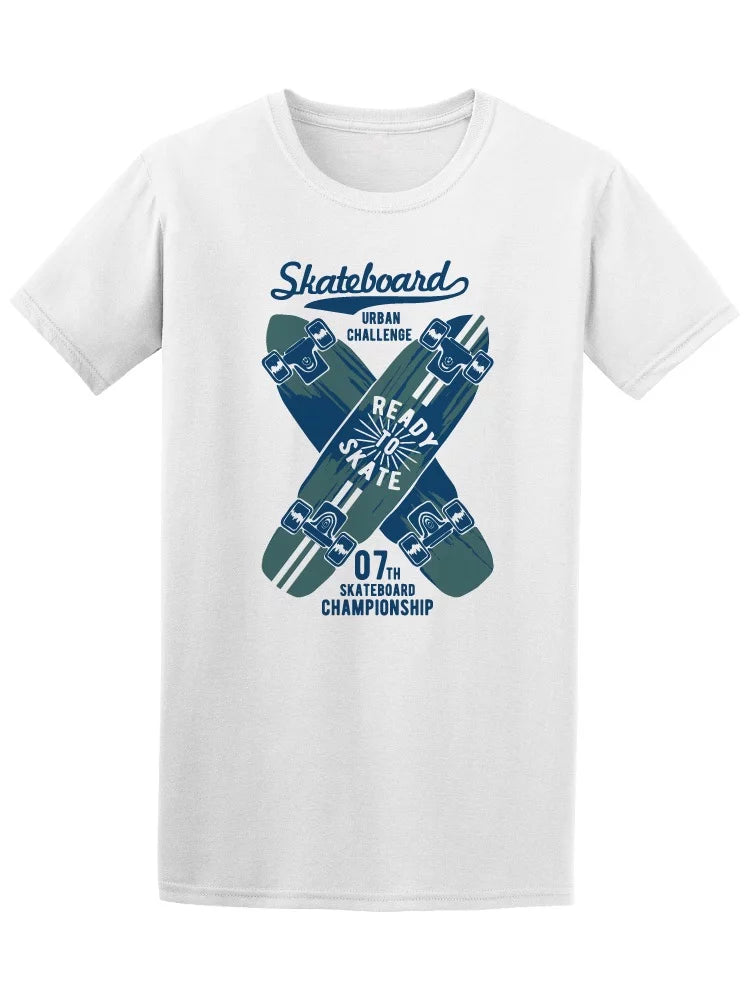 Skateboard Urban Championship T-Shirt Men -Image by Shutterstock, Male x-Large