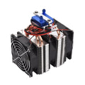Docooler 120W High Power Semiconductor Refrigeration Fish Tank Chiller  Refrigerator Cooling- Machine Chiller  Cooler Aquarium Chiller with 4pcs Heat Dissipation Copper  for 30 Liters Aquarium