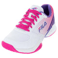 Fila Women`s Volley Zone Pickleball Shoes White and Pink Glo (  8   )