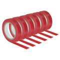 Uxcell 32.8Ft Tennis Racket Badminton Racquet Grip Finishing Tapes, Red 6 Pack