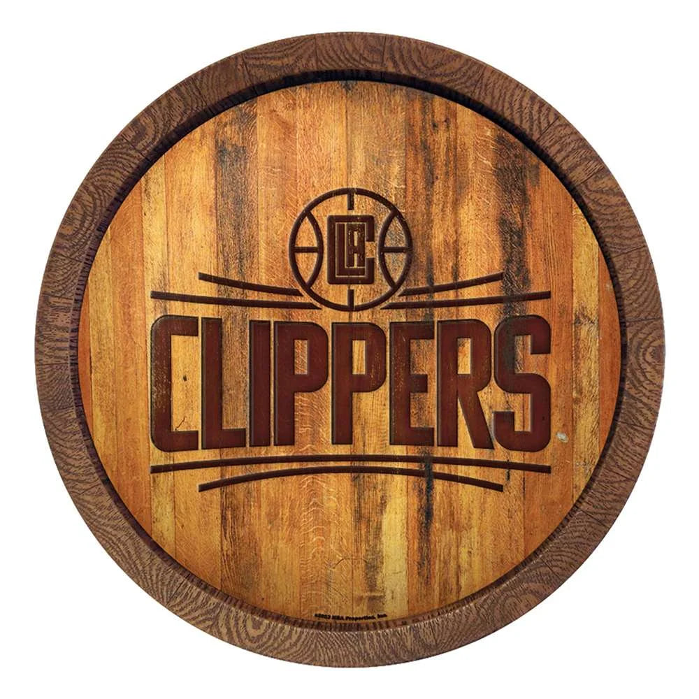 Los Angeles Clippers: Logo - Faux Barrel Top Sign