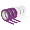 Uxcell 32.8Ft Tennis Racket Badminton Racquet Grip Finishing Tapes, Purple/White 6 Pack