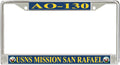 USNS Mission San Rafael AO-130 License Plate Frame