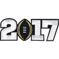 2017 College National Championship Playoff Game Jersey Patch Black Alabama Clemson