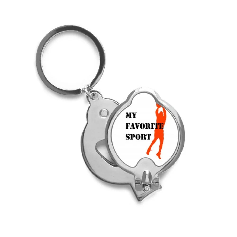 Like Sports Fitness Balanced Basketball Finger Nail Clippers Scissor Stainless Steel Cutter