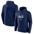 Men's Fanatics Branded Navy Minnesota Timberwolves Pick & Roll Coverage Pullover Hoodie
