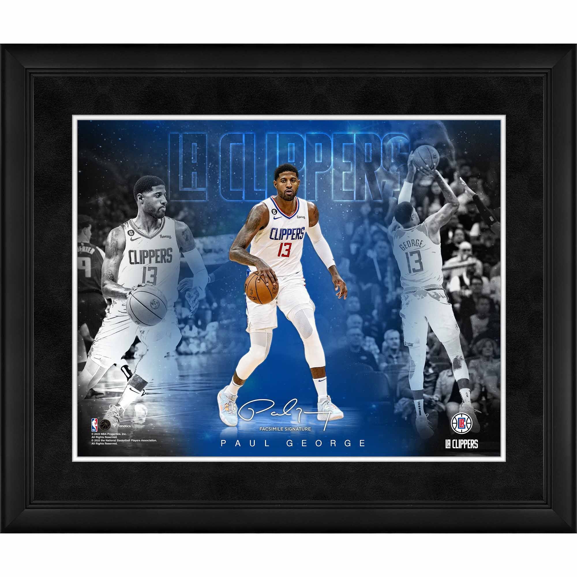 Paul George Los Angeles Clippers Framed 16 x 20 Stars of the Game Collage