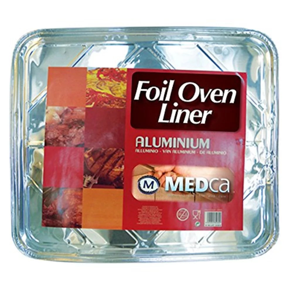 MEDca Excellent Foil Roasting & Grilling Aluminium Oven Liner 18 x 16 in Grill Drip Pans.