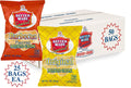 Special Original & BBQ Potato Chips Variety Pack - Case of 50-1oz Bags - 25 BBQ/25 Original - Crunchy, Individual Snacks Made from Fresh Potatoes