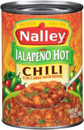 Nalley Jalapeno Hot Chili Con Carne with Beans (Pack of 24)