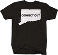 Connecticut Cute State Tshirt for Men Small Dark Gray