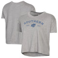Women's Alternative Apparel  Gray Southern Connecticut State Owls Retro Jersey Headliner Cropped T-Shirt